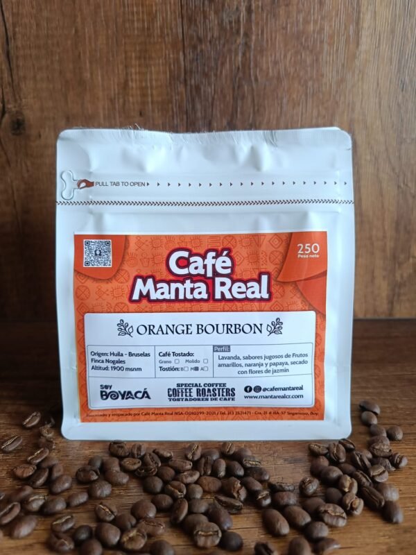 cafe manta real 250G ORANGE BOURBON